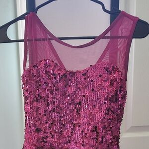 Pink Sequin Dress